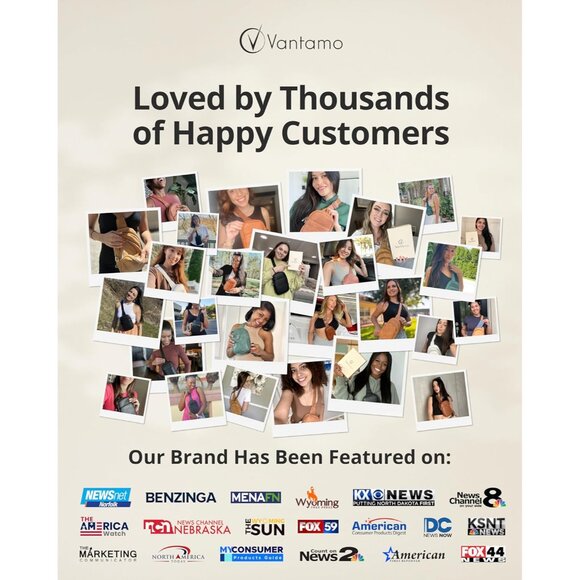 Women Sling Bag PU Leather RFID Anti-Theft Compact Travel Crossbody - Picture 4 of 7